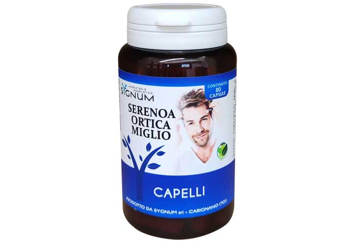 Serenoa ortica miglio, capsule. Sygnum. Capelli