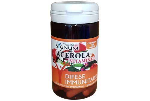 Acerola pura, vitamina C, capsule. Sygnum