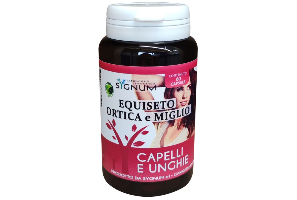 Equiseto, ortica, miglio. Capelli e unghie. Sygnumlab