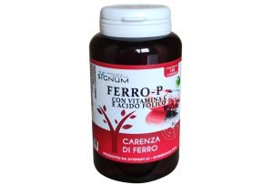 Ferro-P con vitamina C e Acido folico. Carenza di Ferro. Capsule. Sygnum