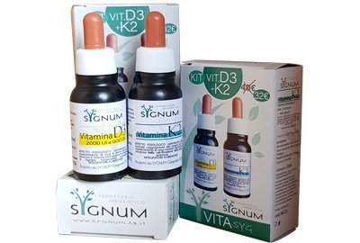 Vitamina D3 e vitamina K2 - KIT sygnum - promozione