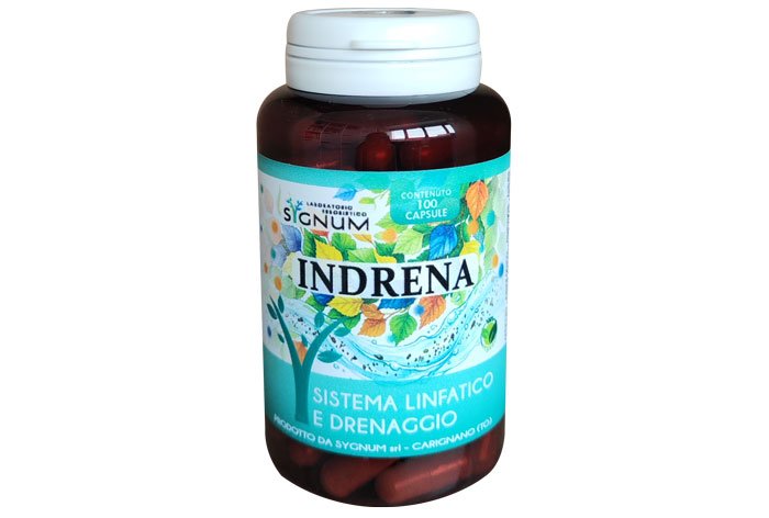 Indrena, sistema linfatico e drenaggio. Capsule. Sygnum